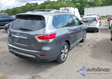 2015 Nissan Pathfinder Platinum z USA, uszkodzony, nr VIN 5N1AR2MM5FC616251
